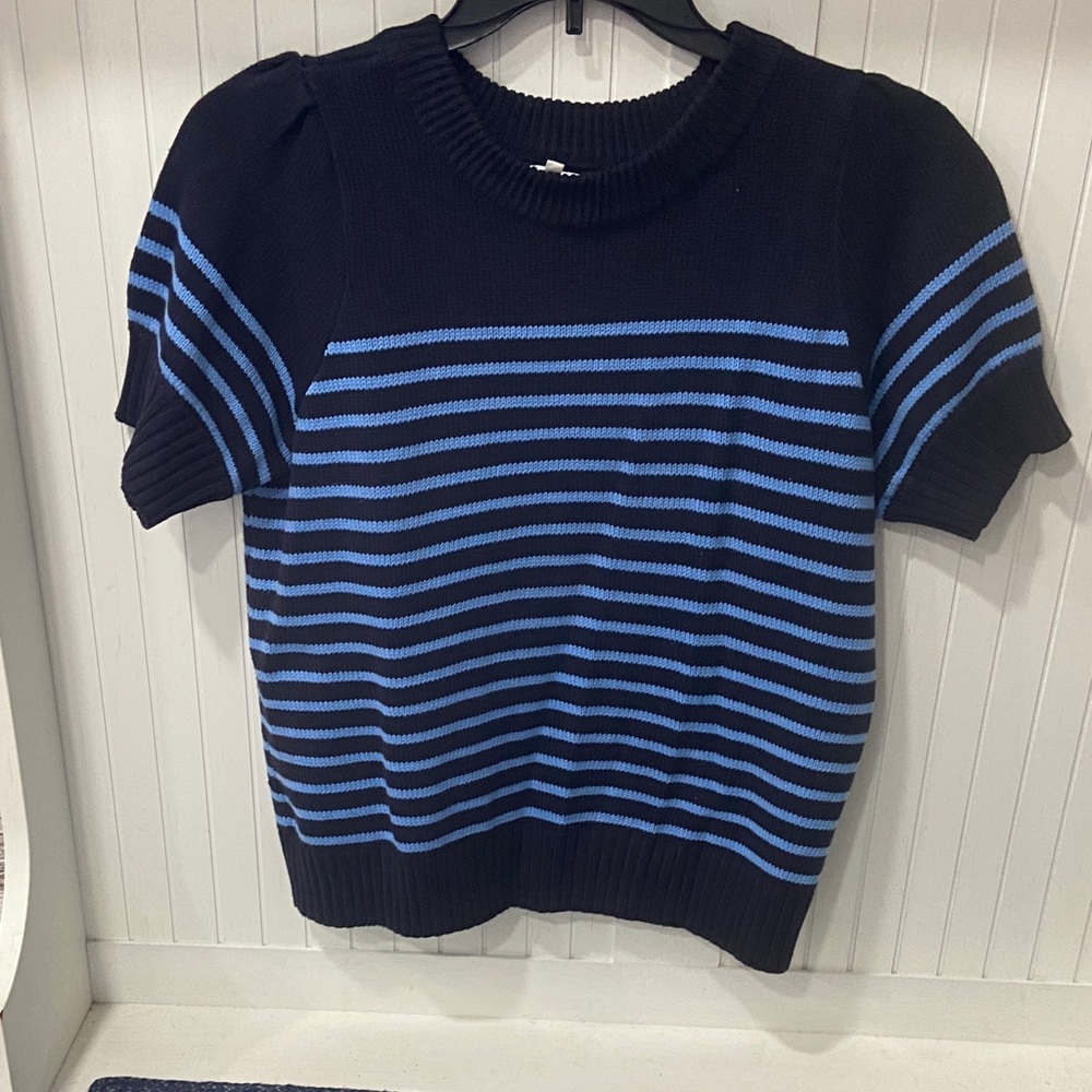 Maurices Navy Ribbed Knit Sweater